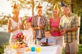 Happy Family birthday party Royalty Free Stock Photo