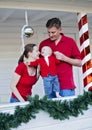 Happy family at Christmas Royalty Free Stock Photo