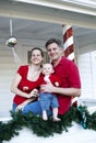 Happy family at Christmas Royalty Free Stock Photo