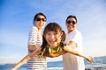 Happy family enjoy summer vacation Royalty Free Stock Photo