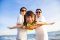 Happy family enjoy summer vacation Royalty Free Stock Photo