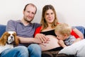 Happy family expecting new baby Royalty Free Stock Photo