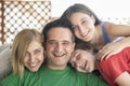 Happy Family Faces having Fun and Taking Selfie Together Royalty Free Stock Photo