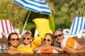 Happy family having fun on summer vacation Royalty Free Stock Photo