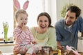 Happy family having fun together Royalty Free Stock Photo