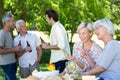 Happy family having picnic in the park Royalty Free Stock Photo