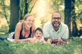 Happy family interracial Royalty Free Stock Photo