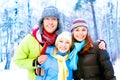 Happy Family Outdoors Royalty Free Stock Photo