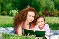 Happy family on a picnic Royalty Free Stock Photo