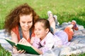 Happy family on a picnic Royalty Free Stock Photo