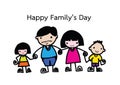 Happy family's day