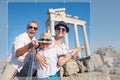 Happy family selfie photo on summer vacation Royalty Free Stock Photo