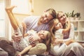 Happy family is very important. Royalty Free Stock Photo