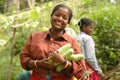 Happy Farmer with crop