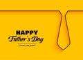 Happy father day background in minimal style Royalty Free Stock Photo