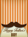 Happy Father Day Mustache Love