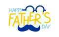 Happy Father`s Day banner. Vector greeting card Royalty Free Stock Photo