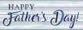 Happy Father`s Day Barnwood Banner Royalty Free Stock Photo