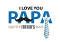 Happy Father`s day card. Men`s accessories Royalty Free Stock Photo