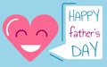 Happy Father`s Day Card vector
