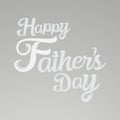 Happy Father`s Day 3d Typography Background