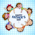 Happy Father`s Day greetings background