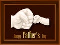 Happy Father`s Day holiday celebration greetings background