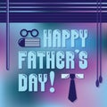 Happy Father's Day message card