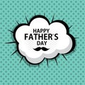 Happy Father`s Day Poster Card Background Vector Illustration