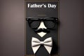 Happy Father\'s Day poster promotional booklet, postcard Father\'s Day inscription