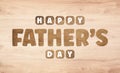 Happy Father\'s Day Wooden lettering