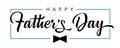 Happy Fathers Day calligraphy poster