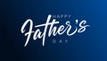 Happy Fathers Day calligraphy web slide