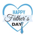 Happy fathers day card Royalty Free Stock Photo