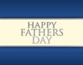 Happy fathers day card illustration Royalty Free Stock Photo