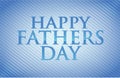 Happy fathers day card illustration design Royalty Free Stock Photo