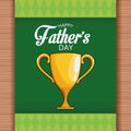 Happy fathers day card Royalty Free Stock Photo