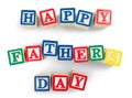 Happy fathers day concept on background