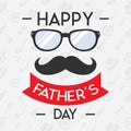 Happy Fathers Day concept for banner, invitation