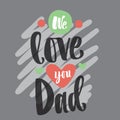 Happy fathers day design