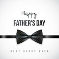 Happy Fathers Day greeting card. Royalty Free Stock Photo