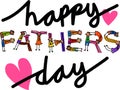 Happy Fathers Day Kids Title Text