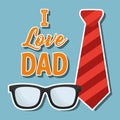 happy fathers day letters emblem and related icons image