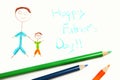 Happy Fathers Day Picture Royalty Free Stock Photo