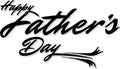 (happy fathers day with script text.eps