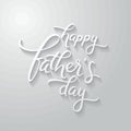 happy fathers day text design. Vector illustration decorative design