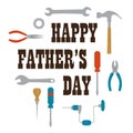 Happy fathers day with tools