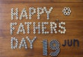 Happy Fathers Day Royalty Free Stock Photo