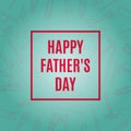 Happy Fathers Typographical Background With Hand Tools Vector