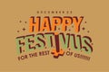 happy festivus background template vector